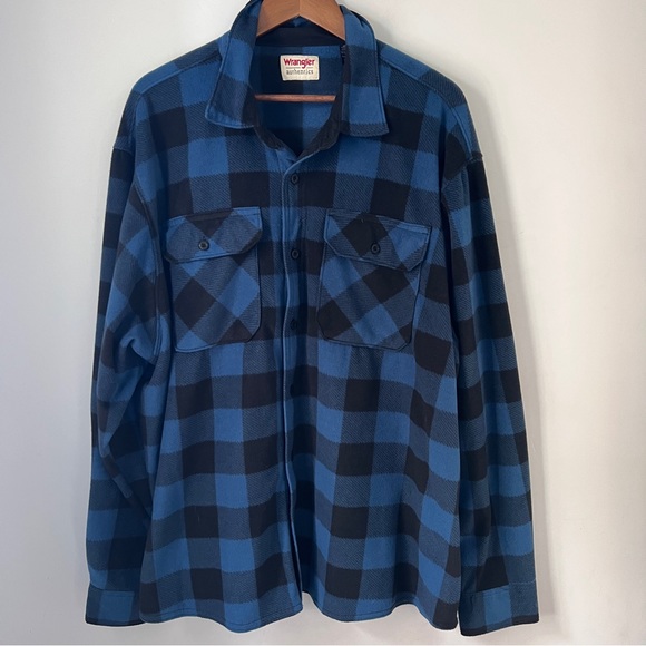 Wrangler Other - Wrangler Authentics Flannel Top Button Down Longsleeve Mens Size 3XL